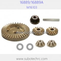 HAIBOXING 16890A Upgrade Metal Diff. Gears+Diff. Pinions+Drive Gear M16103