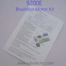 ENOZE 9200E 200E Brushless Motor Manual
