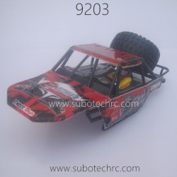 PXTOYS 9203 Off-Road Parts Car Shell Assembly Red
