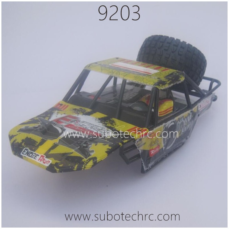 PXTOYS 9203 Off-Road Parts Car Shell Assembly Yellow