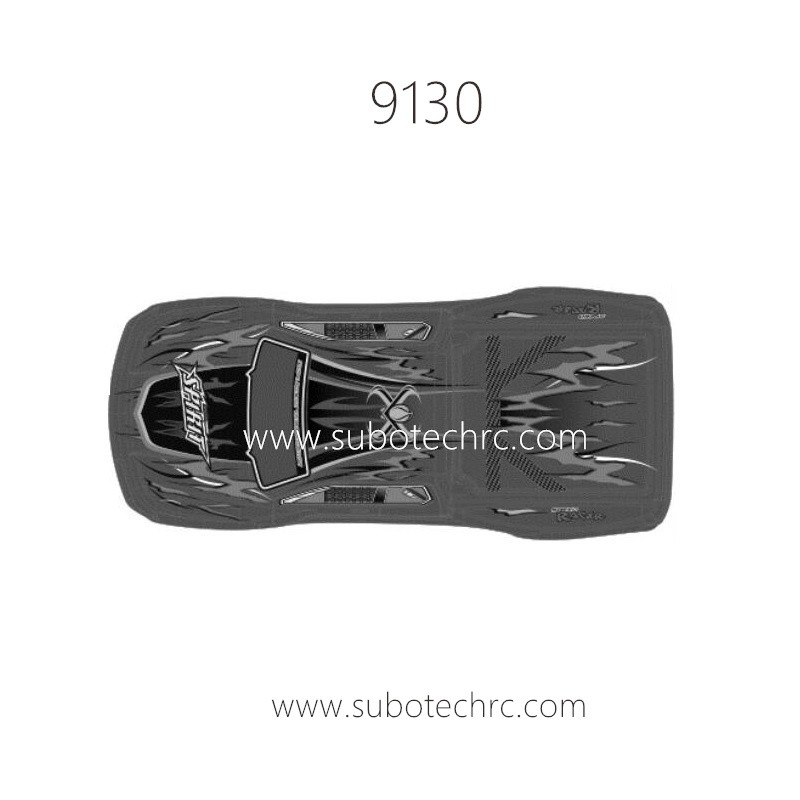 XINLEHONG 9130 Spirit Parts Car Shell 30-SJ01 Green