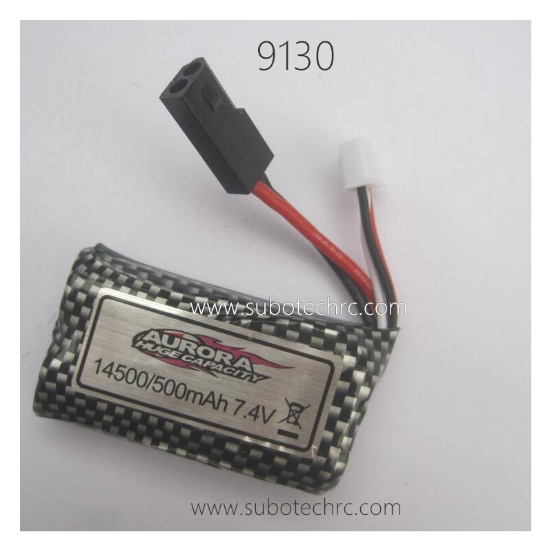 XLH TOYS 9130 Parts Battery 7.4V 500mAh Black Plug 30-DJ02