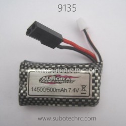 XINLEHONG TOYS 9135 Parts Battery 7.4V 500mAh 30-DJ02 Black Plug
