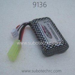 XINLEHONG Toys 9136 1/16 Parts Battery 7.4V 500mAh 30-DJ02