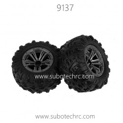 XINLEHONG 9137 RC Car Parts Tire with Wheel 30-ZJ02