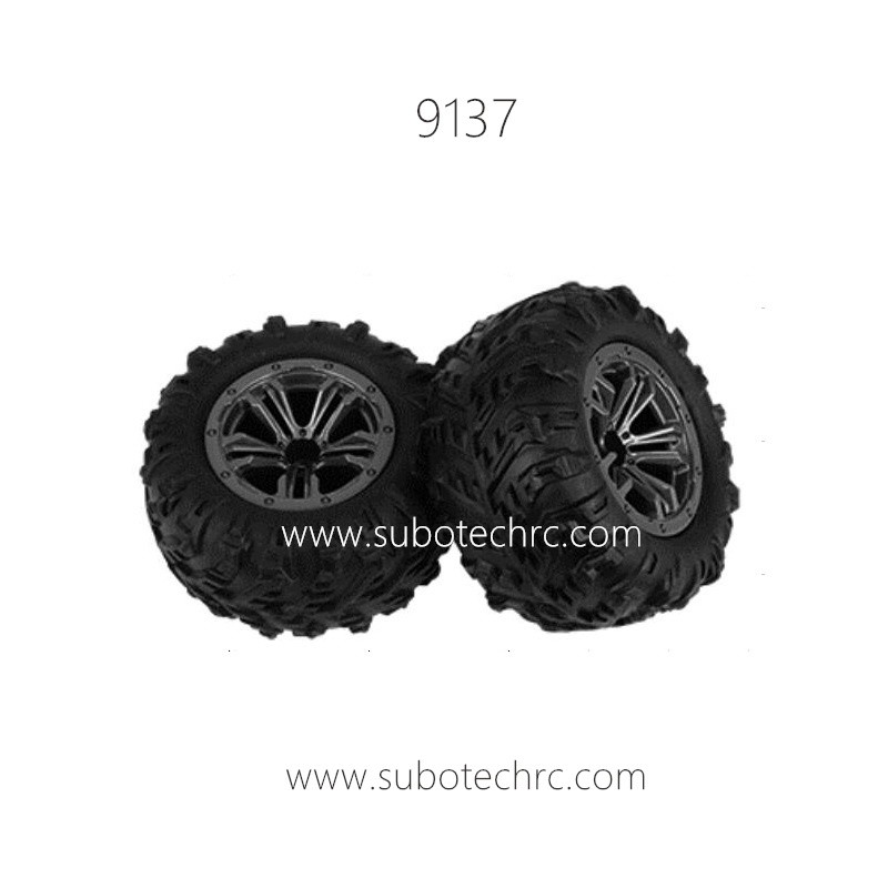 XINLEHONG 9137 RC Car Parts Tire with Wheel 30-ZJ02