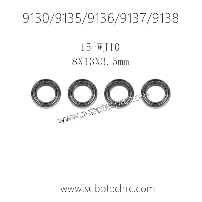 XINLEHONG 9130 9135 9136 9137 9138 Parts Bearing 8X13X3.5mm 15-WJ10