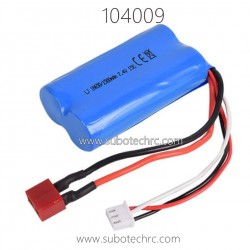 WLTOYS 104009 1/10 RC Truck parts Battery 7.4V 1500mAh