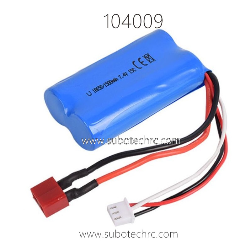 WLTOYS 104009 1/10 RC Truck parts Battery 7.4V 1500mAh