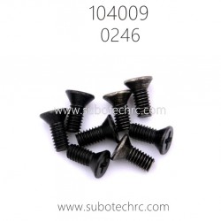 WLTOYS 104009 RC Car Parts 0246 2.5x6KM Cross countersunk head screws