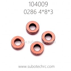 WLTOYS 104009 1/10 RC Truck Parts 0286 Oil Bearing 4X8X3