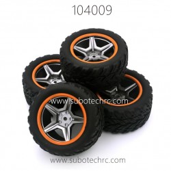 WLTOYS 104009 Racing Car Parts 1968 Tire Assembly 4PCS