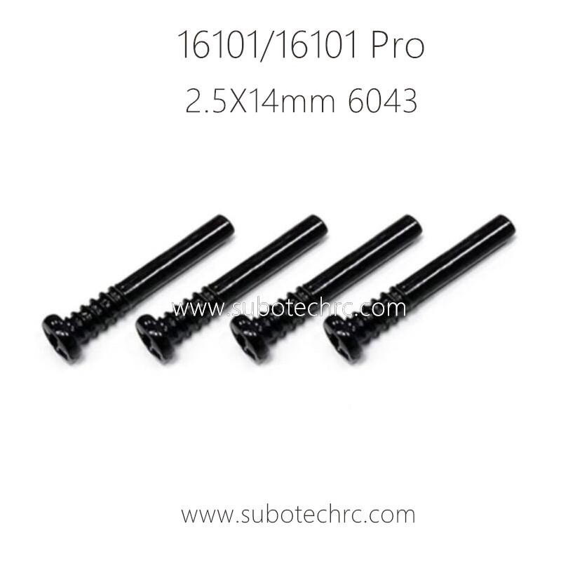 SUCHIYU 16101 Pro RC Car Parts Screw 2.5X14mm 6043