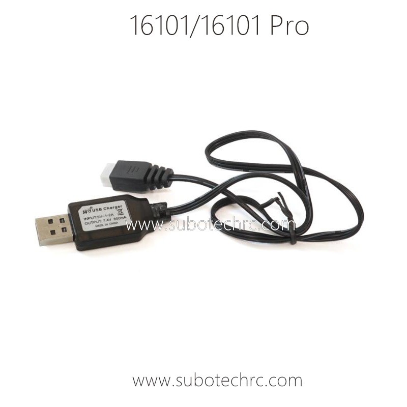 SUCHIYU 16101 RC Car Parts USB Charger 7.4V 800mah 6052