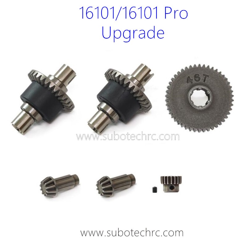 SCY 16101 PRO Parts Upgrade Differential+Main Gear+Motor Gear