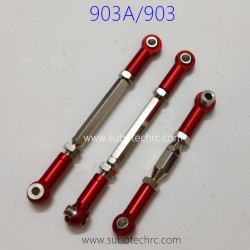 HAIBOXING 903A 1/10 RC Car Upgrades Parts Metal Connect Rod Red