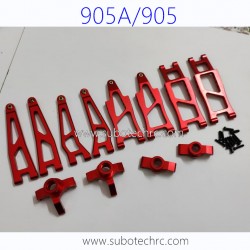 HAIBOXING 905A RC Truck Upgrade Metal Parts kit Red