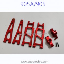 HAIBOXING HBX 905A RC Truck Upgrade Parts Metal Rear Swing Arm set Red