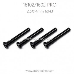 SUCHIYU 16102 PRO RC Car Parts Screw 2.5X14mm 6043