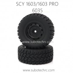 SCY 16103 PRO RC Car Parts Tire Assembly 6035