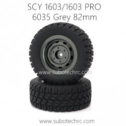SCY 16103 PRO RC Car Parts Tire Assembly 6035 Black