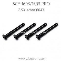 SUCHIYU 16103 PRO RC Car Parts Screw 2.5X14mm 6043