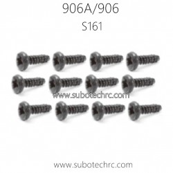 HBX 906A 906 RC Car Parts Pan head self-tapping Screws PBHO2.6X12mm S161