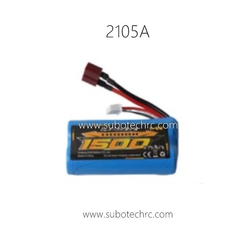 HaiBoXing HBX 2105A RC Car Parts 18650 7.4V 1500mAH T Plug