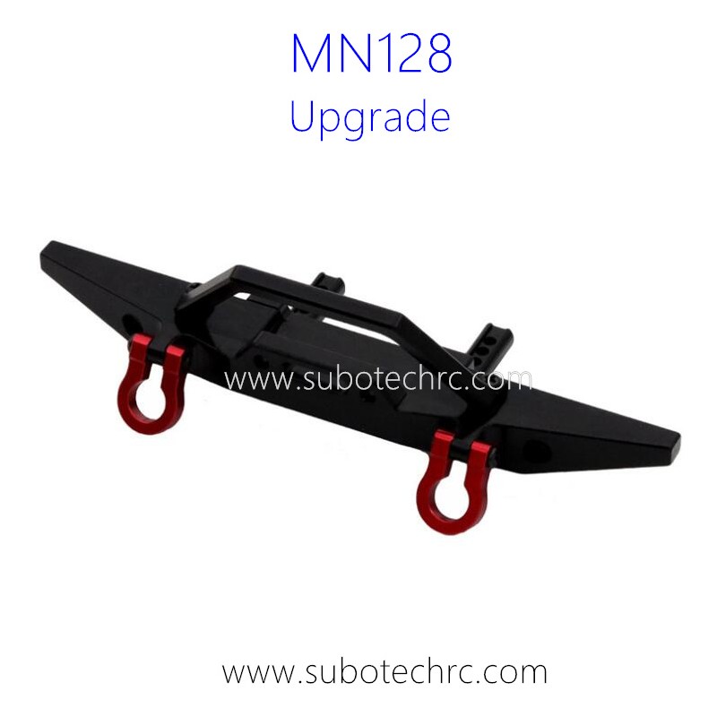 MNMODEL MN128 RC Truck Upgrade Parts Metal Front Protector Black