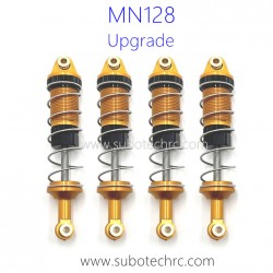 MNMODEL MN128 RC Car Upgrade Parts Metal Shocks Golden