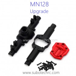 MNMODEL MN128 RC Car Upgrade Parts Axle Shell Metal Black