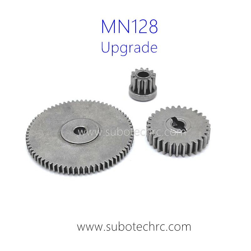 MNMODEL MN128 Upgrade Parts Rear Gearbox Gear Kit