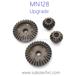 MNMODEL MN128 RC Truck Upgrade Parts Metal Front and Rear Bevel Gear
