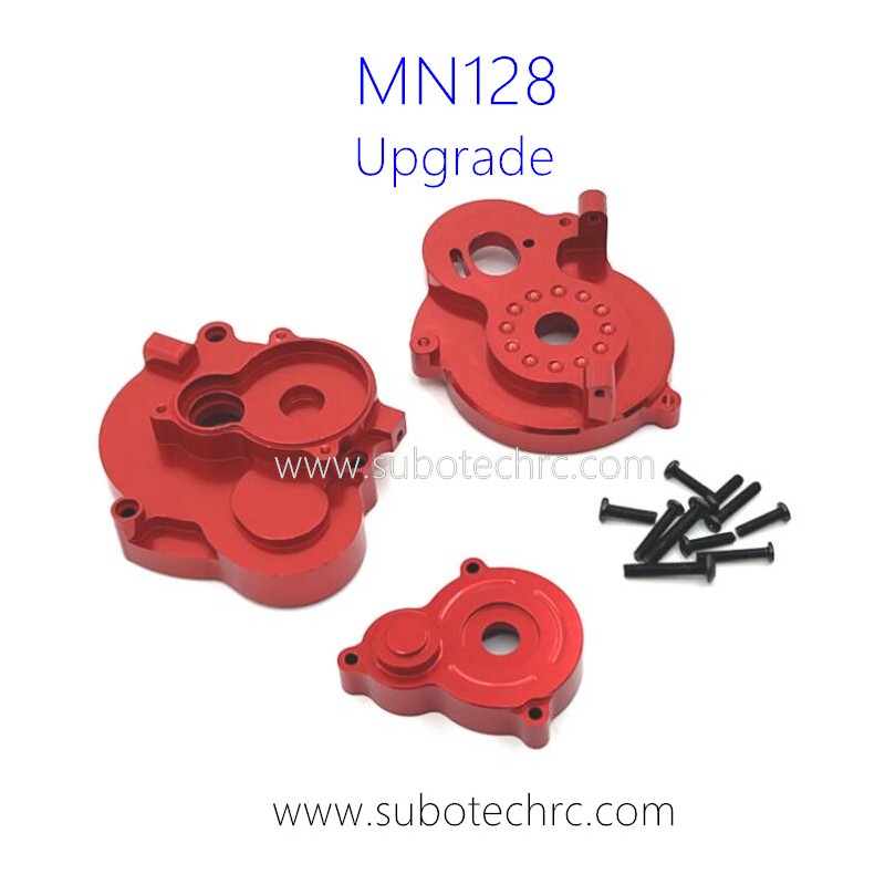 MNMODEL MN128 RC Car Upgrade Parts Metal Motor Gear Cover