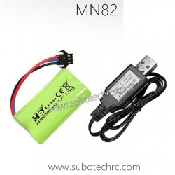 Battery and Charger Parts for MNMODEL MN82 RC Crawler