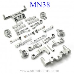 MN MODEL MN38 Brushed RC Car Upgrade Parts Swing Arm Kit Silver