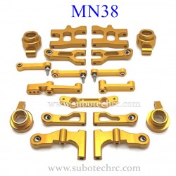 MN MODEL MN38 RC Car Upgrade Parts Metal Steering Cups Gold