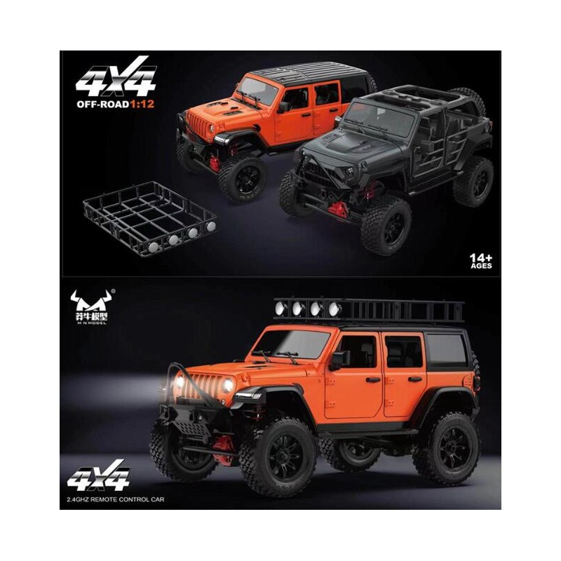 MNMODEL MN128 1/12 RC Car RTR, Big size OFF-Road RC Truck