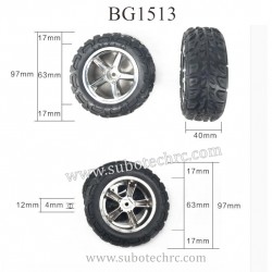 SUBOTECH BG1513 Parts Wheel Assembly